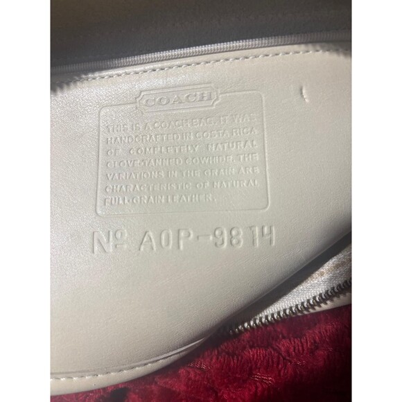 Coach Vintage 9814 Cream Leather Sutton Crossbody Shoulder Bag - Picture 7 of 8